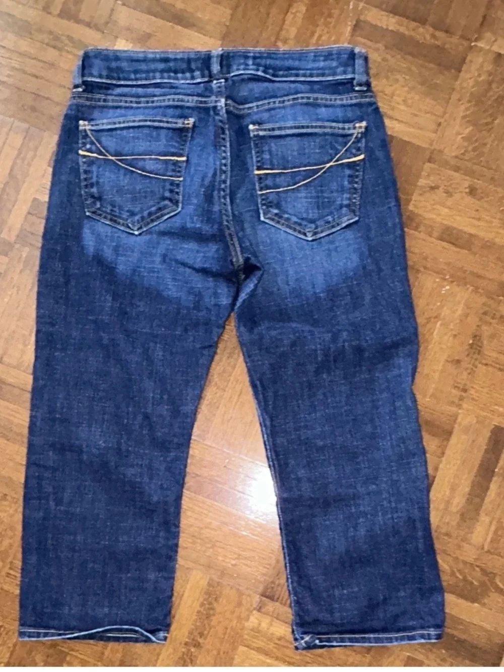 GAP Women's Straight Leg Denim Jeans in Deep Indigo